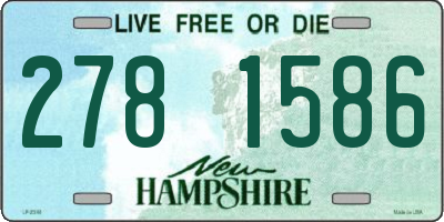 NH license plate 2781586