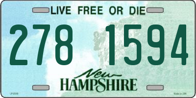 NH license plate 2781594