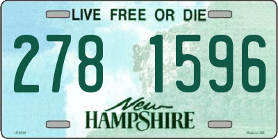 NH license plate 2781596