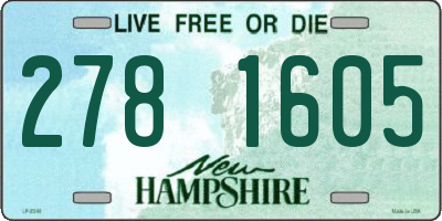 NH license plate 2781605