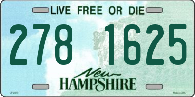 NH license plate 2781625