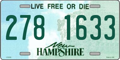 NH license plate 2781633