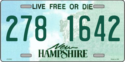 NH license plate 2781642