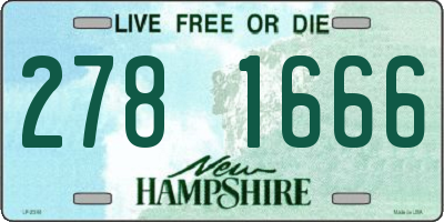 NH license plate 2781666