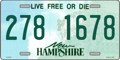 NH license plate 2781678