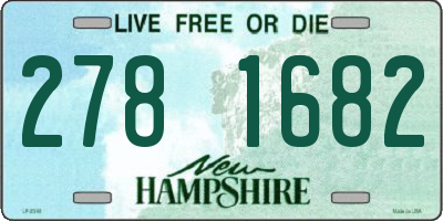 NH license plate 2781682
