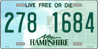 NH license plate 2781684