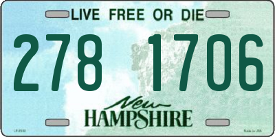 NH license plate 2781706