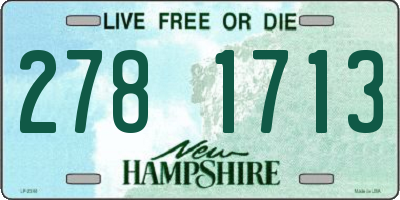NH license plate 2781713