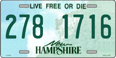 NH license plate 2781716