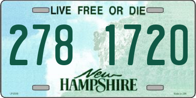 NH license plate 2781720