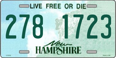 NH license plate 2781723