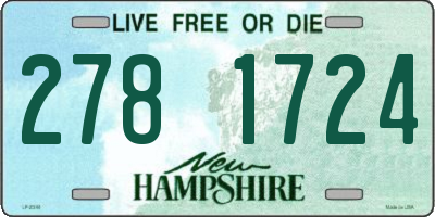 NH license plate 2781724