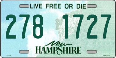 NH license plate 2781727