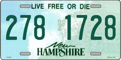 NH license plate 2781728