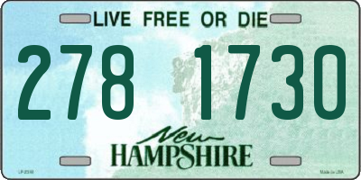 NH license plate 2781730