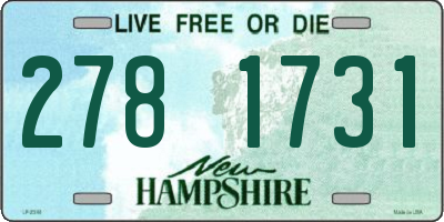 NH license plate 2781731