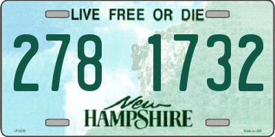 NH license plate 2781732