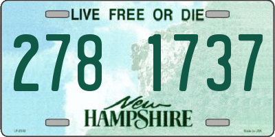 NH license plate 2781737