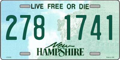 NH license plate 2781741