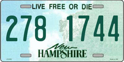 NH license plate 2781744
