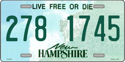NH license plate 2781745
