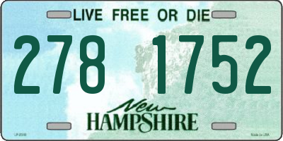 NH license plate 2781752