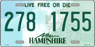 NH license plate 2781755