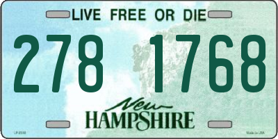 NH license plate 2781768