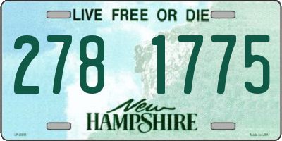 NH license plate 2781775