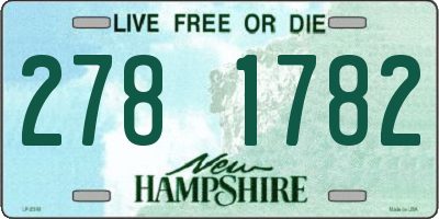 NH license plate 2781782