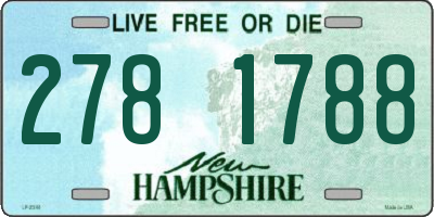 NH license plate 2781788