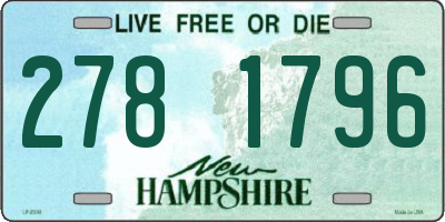 NH license plate 2781796