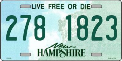 NH license plate 2781823
