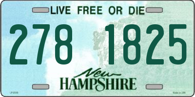 NH license plate 2781825