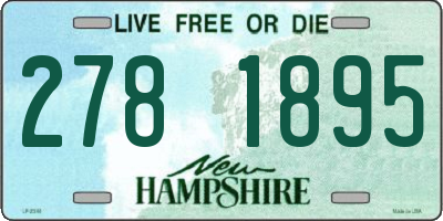 NH license plate 2781895
