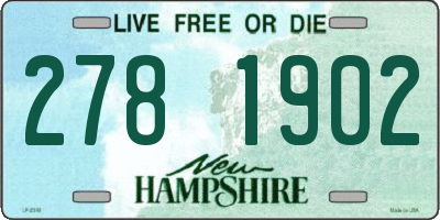 NH license plate 2781902