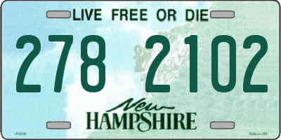 NH license plate 2782102