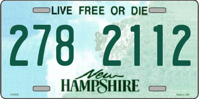 NH license plate 2782112
