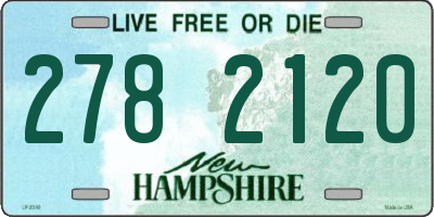 NH license plate 2782120