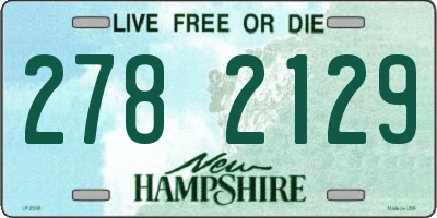 NH license plate 2782129