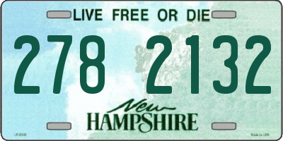 NH license plate 2782132