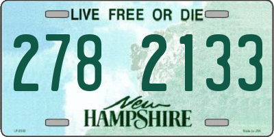 NH license plate 2782133