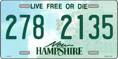 NH license plate 2782135