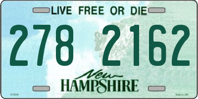 NH license plate 2782162