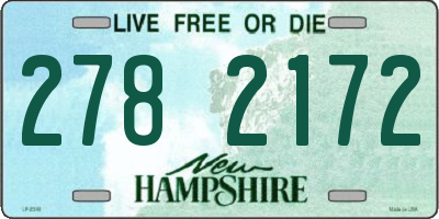 NH license plate 2782172