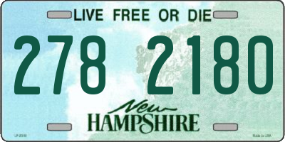 NH license plate 2782180