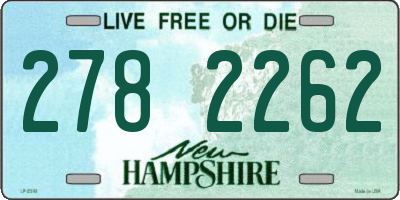NH license plate 2782262