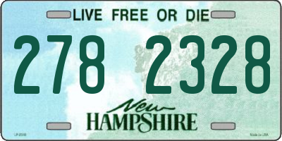 NH license plate 2782328