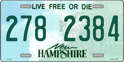 NH license plate 2782384